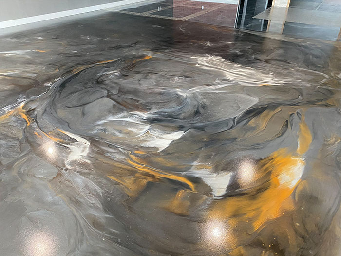 epoxy Metallic-Flooring